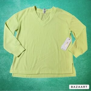 Reebok Active Neon Green Long-Sleeve Top